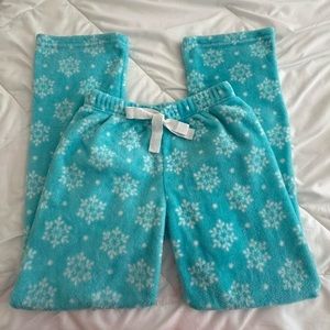 snowflake pajama pants